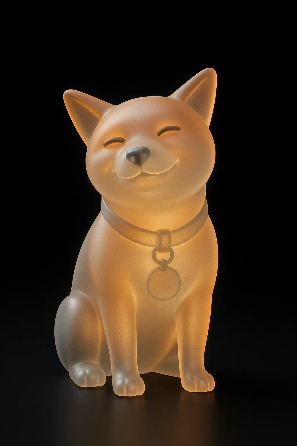 AI generated Glass Figure action figure