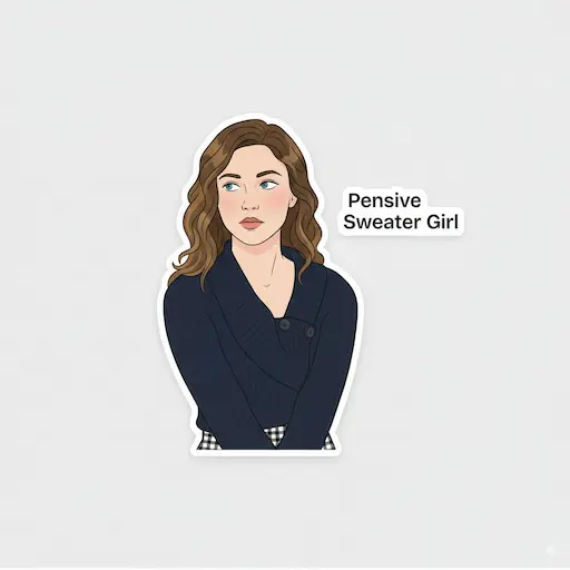 AI generated Sticker action figure